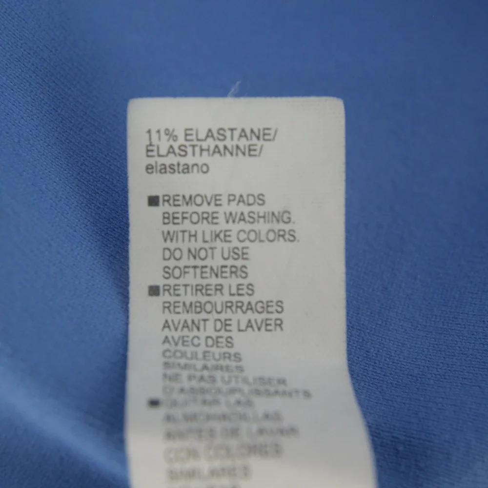 Under Armour Women's‎ Blue Racerback HeatGear Sports Bra Size Small
